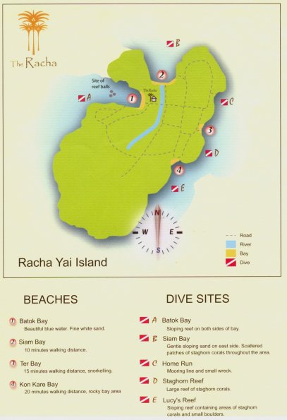 Racha Island Map