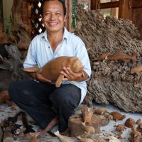 Trang-The Deva Taro Wood Carving Trang