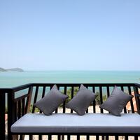 view from balcony