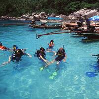 Diving at Ao Muang,Ko Tao,Surat Thani