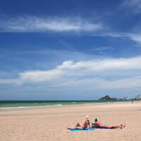 sunbath at Hua Hin